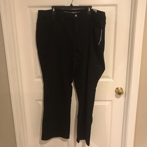 Westport Woman’s Size 24W Bootcut Black Jeans NWT